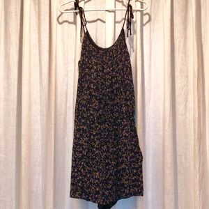 THEORY silk floral romper